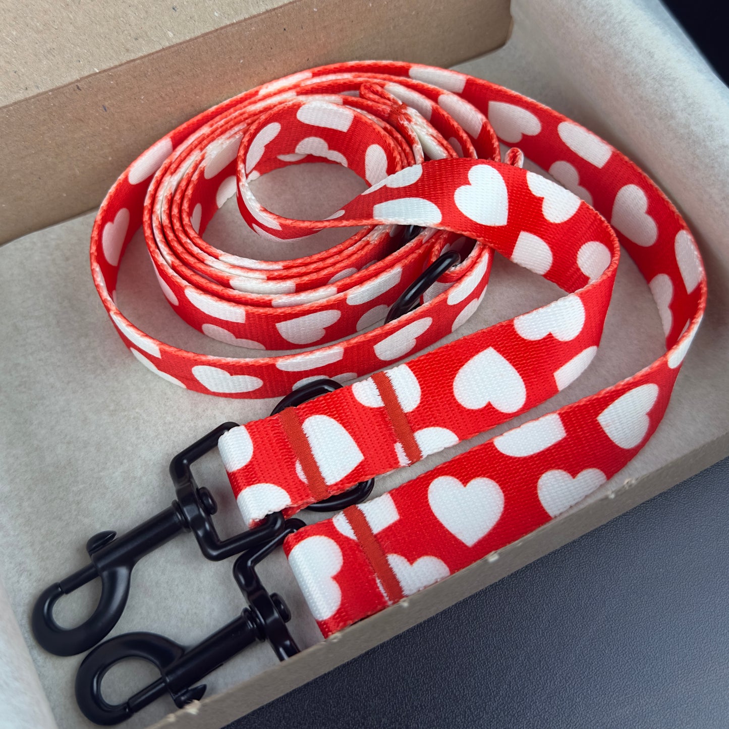 Smycz przepinana dla psa "Love"