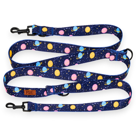 Smycz przepinana dla psa psiorbita - regulowana długość, mocne karabińczyki.