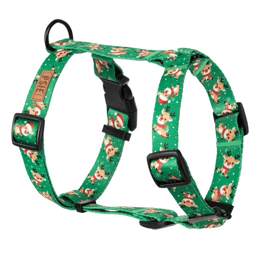 PSIEŁAPKI Szelki typu guard dla psa wzór "Renifer"